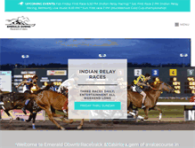 Tablet Screenshot of emeralddowns.com